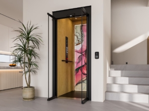 Automatic Double Landing Door Open